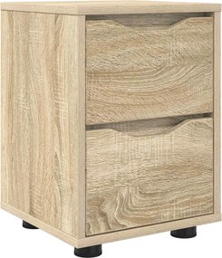 vidaXL Κομοδίνο Δρύς Sonoma 30,5 x 30 x 43 εκ Επεξεργασμένο Ξύλο