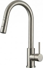 Tema MF 8910 Inox Matt – Μπαταρία Κουζίνας με Ντους