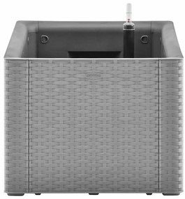 vidaXL Ζαρντινιέρα Κήπου Γκρι 100x43x33 εκ. με Αυτόματο Πότισμα
