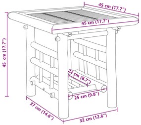 ΤΡΑΠΕΖΑΚΙ ΒΟΗΘΗΤΙΚΟ 45 X 45 X 45 ΕΚ. ΑΠΟ ΜΠΑΜΠΟΥ 368044