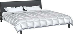 vidaXL Χειμερινό Παπλωματοθήκη 200 x 220 cm 450 gsm Ασημί