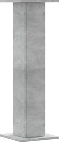 vidaXL Βάσεις Φυτών 2 τεμ. Γκρι Σκυρ. 30x30x95 εκ. Επεξεργασμένο Ξύλο