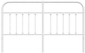 vidaXL Ανταλλακτικό κεφαλάρι Λευκό 160 εκ. Μεταλλικό