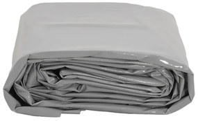 vidaXL Μουσαμάς Γκρι 1,5 x 2,5 μ. 650 γρ./μ²