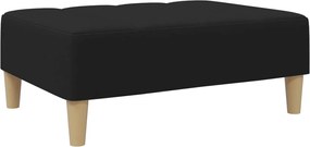 vidaXL Υποπόδιο Μαύρο 77x55x31 εκ. Υφασμάτινο