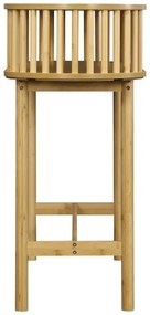 Κονσόλα Nodial MDF/Bamboo σε φυσική απόχρωση 120x39x85εκ 120x39x85 εκ.