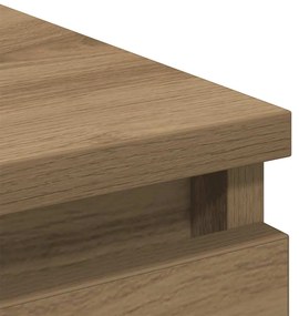 Μπουφές Τεχνίτης Δρυς 80x35x76 εκ. Επεξεργασμένο Ξύλο - Καφέ