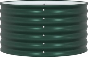 vidaXL Ανεβασμένο Κρεβάτι Πράσινο 80 x 80 x 44 cm Ατσάλι
