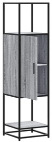 vidaXL Highboard Grey Sonoma Κατασκευασμένο ξύλο και μέταλλο