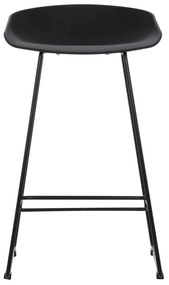 ΣΚΑΜΠΟ ΜΠΑΡ HM9299.02, ΜΑΥΡΟ, ΜΕΣΑΙΟΥ ΥΨΟΥΣ, 44x44x74 εκ.