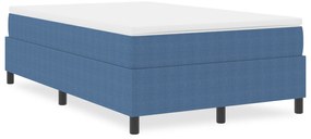 vidaXL Κρεβάτι με ελατήριο Μπλε 120x200 εκ Κορντούρα