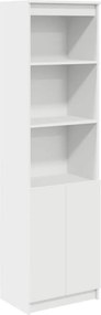 vidaXL Ντουλάπι Λευκό 50x35x180 εκ. από Επεξεργασμένο Ξύλο