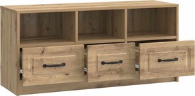 vidaXL Ντουλάπι TV 102 x 34,5 x 47 εκ Artisan Δρυς Επεξεργασμένο Ξύλο