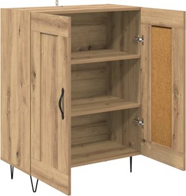 vidaXL Πλαϊνό γραφείο Artisan Oak 69,5 x 34 x 90 εκ.