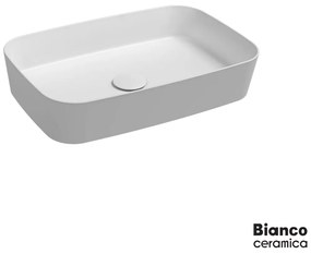Νιπτήρας Πορσελάνης 60 x 38εκ. Bianco Ceramica White Matt 34061-301
