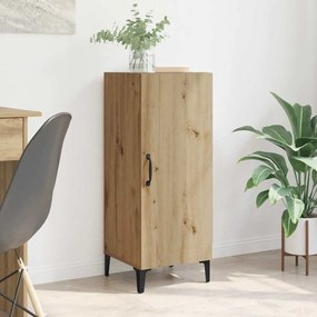 vidaXL Πλαϊνό γραφείο Επιτοίχιο Artisan Oak 34,5 x 34 x 90 εκ.