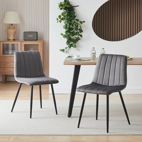 Καρέκλα Τραπεζαρίας (45x56x88) Spitishop Lorelay Grey