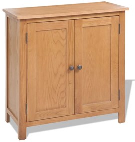 vidaXL Ντουλάπι Αποθήκευσης 70 x 35 x 75 εκ. από Μασίφ Ξύλο Δρυός