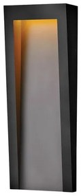 Απλίκα Φωτιστικό Τοίχου LED 10,5W Μαύρο IP44 Taper HK-TAPER-L-TBK Elstead Lighting HK-TAPER-L-TBK Μαύρο