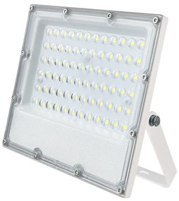 LED WHITE SMD FLOOD LUMINAIRE IP65 50W 4000K 6000Lm 100-277V RA80 IK08 5YRS BREATHING VALUE ACA J5040W