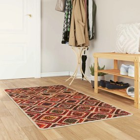 vidaXL Χαλί Runner MARSA Πολύχρωμο 100 x 150 cm Πολυέστερ και PVC
