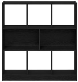 vidaXL Ντουλάπι βιβλίων Μαύρη βελανιδιά 97,5x29,5x100 cm