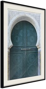 Αφίσα - Closed Passage B (Brown) - 30x45 - Μαύρο - Με πασπαρτού