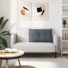 vidaXL Μαξιλάρι Πλάτης Σκούρο Γκρι 80 x 50 x 19 cm