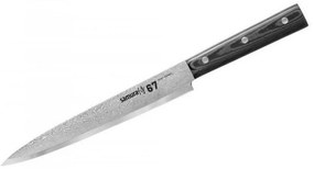 Μαχαίρι Τεμαχισμού Damascus 67 SD67-0045M 19,5cm Black Samura Ανοξείδωτο Ατσάλι