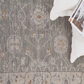 Χαλί (200x240) Royal Carpet Tabriz 662 D.Grey
