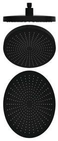 Sparke MIRATTO-14 Κεφαλή Ντουζ Στρογγυλή Μαύρο 25cm