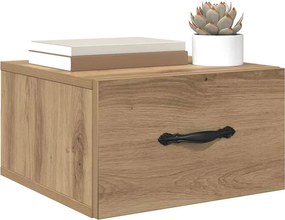 vidaXL Κομοδίνο artisan δρυς 35 x 35 x 20 εκ Επεξεργασμένο ξύλο