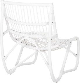 ΠΟΛΥΘΡΟΝΑ GRINN HM9815.03 ΡΑΒΔΟΙ RATTAN ΣΕ ΛΕΥΚΟ 56,5x73,5x79,5Υ εκ.