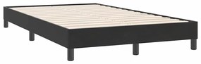 Box Spring Κρεβάτι χωρίς στρώμα Μαύρο 120x220 cm Βελούδινο - Μαύρο