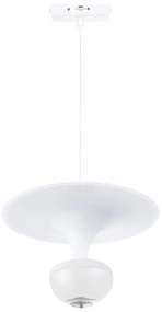 Κρεμαστό Φωτιστικό TMU0240 Led 5W 3CCT 400Lm Για Ultra-Thin Μαγνητική Ράγα 23x20cm White Inlight