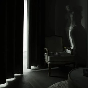 Beauty Home Κουρτίνα Blackout σκίασης με 8 κρίκους Art Ideal 8400 140x270 Ανθρακίτης