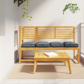 vidaXL Μαξιλάρι παλέτας για κάθισμα 4 pcs Ανθρακί 40 x 40 x 8 εκ.