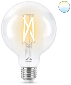 Έξυπνη Λάμπα E27 60W G95 LED Διάφανο Νήματος 3CCT Dimmable 929003018222 Wiz-929003018222-Διάφανο 929003018222