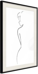 Αφίσα - Silhouette - 40x60 - Μαύρο - Με πασπαρτού