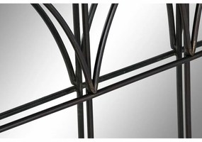 Τοίχο καθρέφτη DKD Home Decor Μαύρο Σύγχρονη 76 x 4 x 76 cm