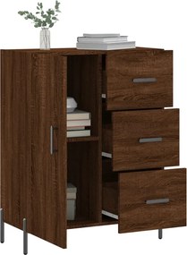 vidaXL Ντουλάπι Καφέ Δρυς 69,5 x 34 x 90 εκ. Επεξεργασμένο Ξύλο