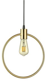 Φωτιστικό Οροφής Abc Round 207841 29,8x38/24,7x12 1xE27 70W Gold Ideal Lux