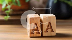 Intra Συλλεκτικό Ξύλινο Παζλ Plywood  4mm - Ξύλινα μπλοκ που συλλαβίζουν το γράμμα Α Σε Ξύλινο Κουτί - Διαστάσεις: 10x10 cm – 25 κομμάτια