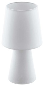 Επιτραπέζιο Φωτιστικό -Πορτατίφ Led 97121 White Carpara Eglo Fabric, Polypropylene