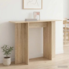 vidaXL Τραπέζι κονσόλας Sonoma Δρυς 100 x 30 x 75 εκ