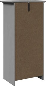 vidaXL Ντουλάπι μπάνιου BODO Γκρι 44x30x90 cm