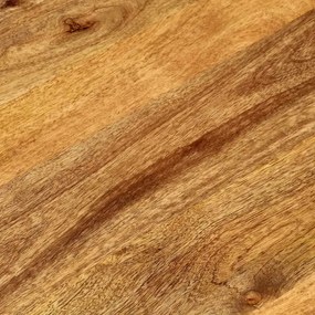 vidaXL Επιφάνεια Τραπεζιού Οβάλ 140x60x2,5 εκ. Μασίφ Ξύλο Μάνγκο