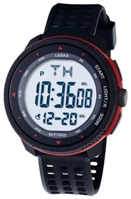 Ψηφιακό ρολόι χειρός - LS7003 - Lasika - 817360 - Black/Red-817360_br