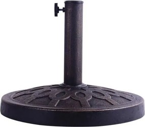 Costway Στρογγυλή Βάση Ομπρέλας Αγοράς Χάλκινη OP2262