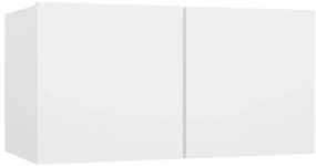 vidaXL Έπιπλα Τηλεόρασης Σετ 4 Τεμαχίων Λευκό από Επεξ. Ξύλο